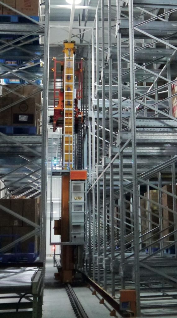 Stacker Crane with Shuttle Rack System - LARA MASTER - LARA Sistemas de Almacenamiento - Especialistas en Soluciones de Almacenamiento